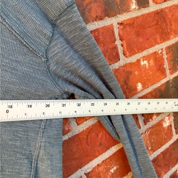 We The Free Womens Small Green Split Back Cowl Turtle Neck Long Sleeve Top - Picture 8 of 10